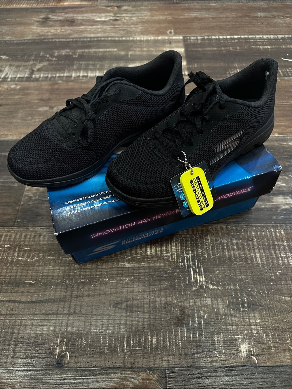 Black Skechers Go-Walk-5 Women’s SIZE 8
